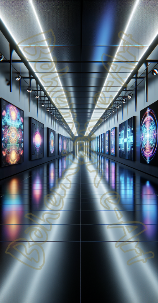 Wayne A. Cargill ~ Client Scout digital rendering for Bohemian e-Art Art Is Life And Life Is Art - Corridor of Light